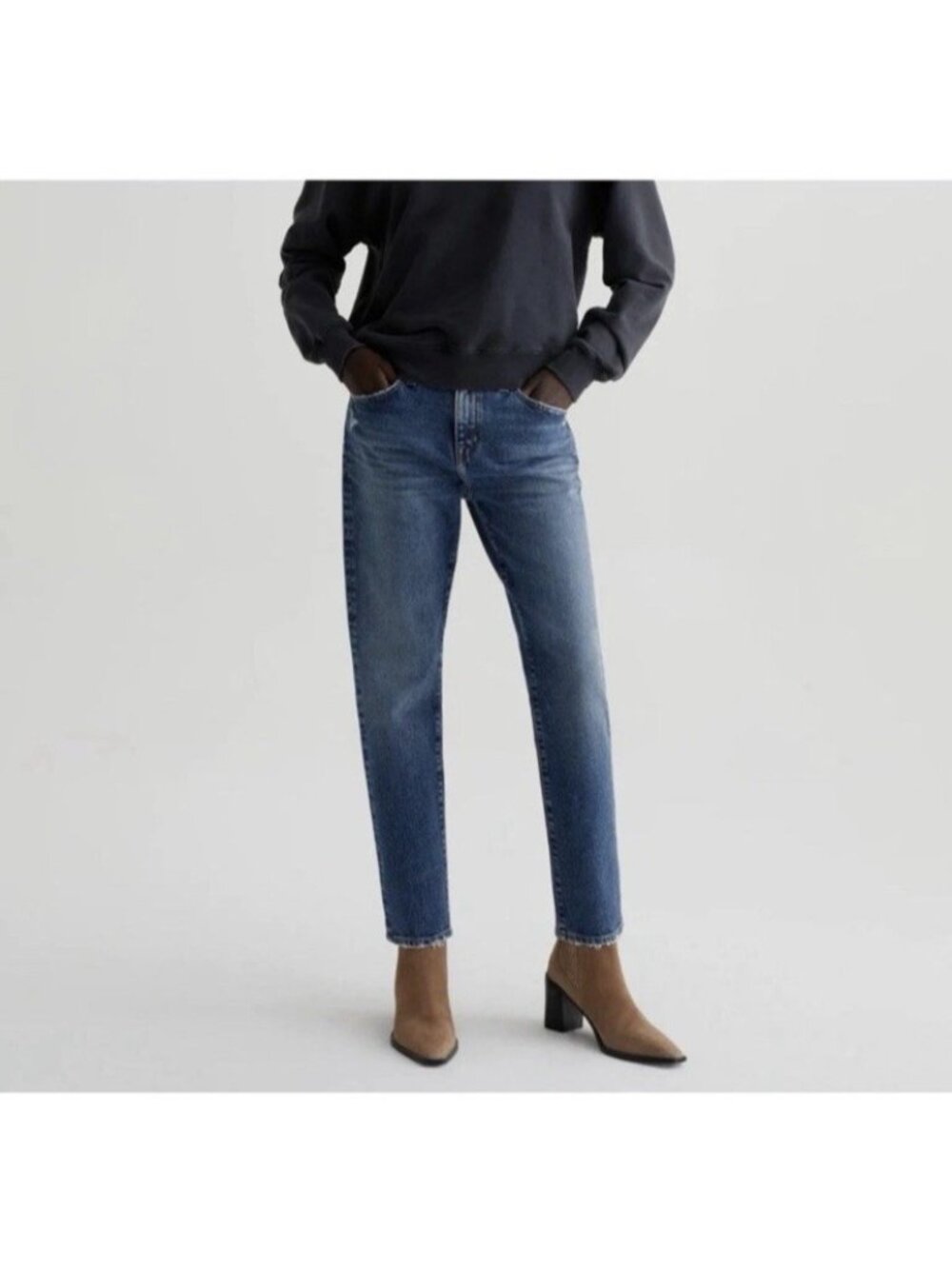 AG Adriano Goldschmied Women’s Jeans Blue The Ex-Boyfriend Slim Slouchy 27x28
